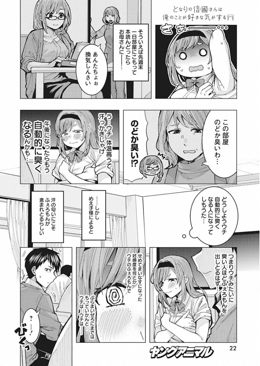 Tonari no Nobukuni-san wa Ore no Koto ga Suki na Ki ga Suru Chapter 1 11ページ