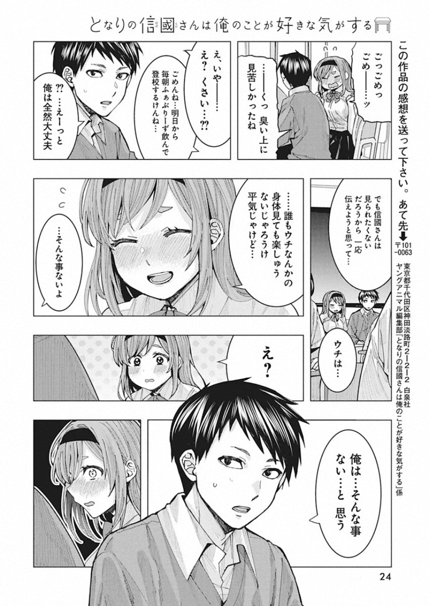 Tonari no Nobukuni-san wa Ore no Koto ga Suki na Ki ga Suru Chapter 1 13ページ