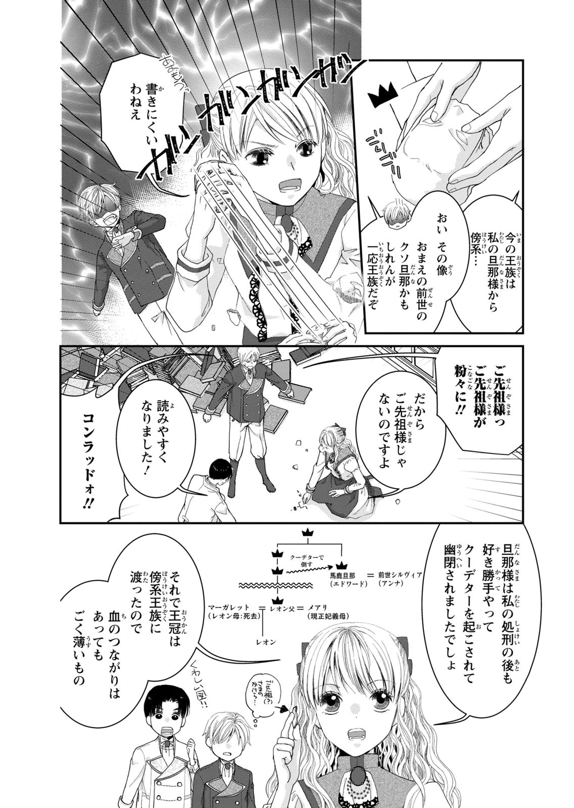 Konse wa Akujo de Ikinobimasu! - Tamanokoshi wa Shibou Flag no de, Ochikobore Muko ni Shimasu Chapter 14 8ページ