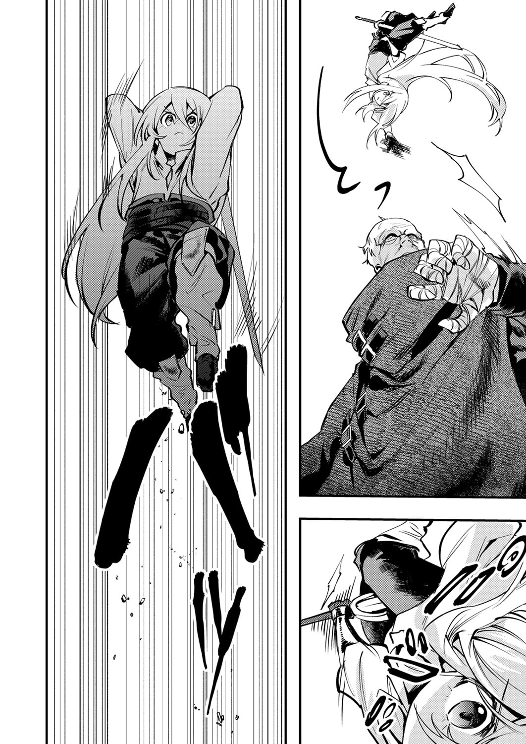 Shura Youjo no Eiyuutan: Hanpasha to Iwa Reta Youhei, Youjo ni Tensei Shite Nariagaru Chapter 14 8ページ
