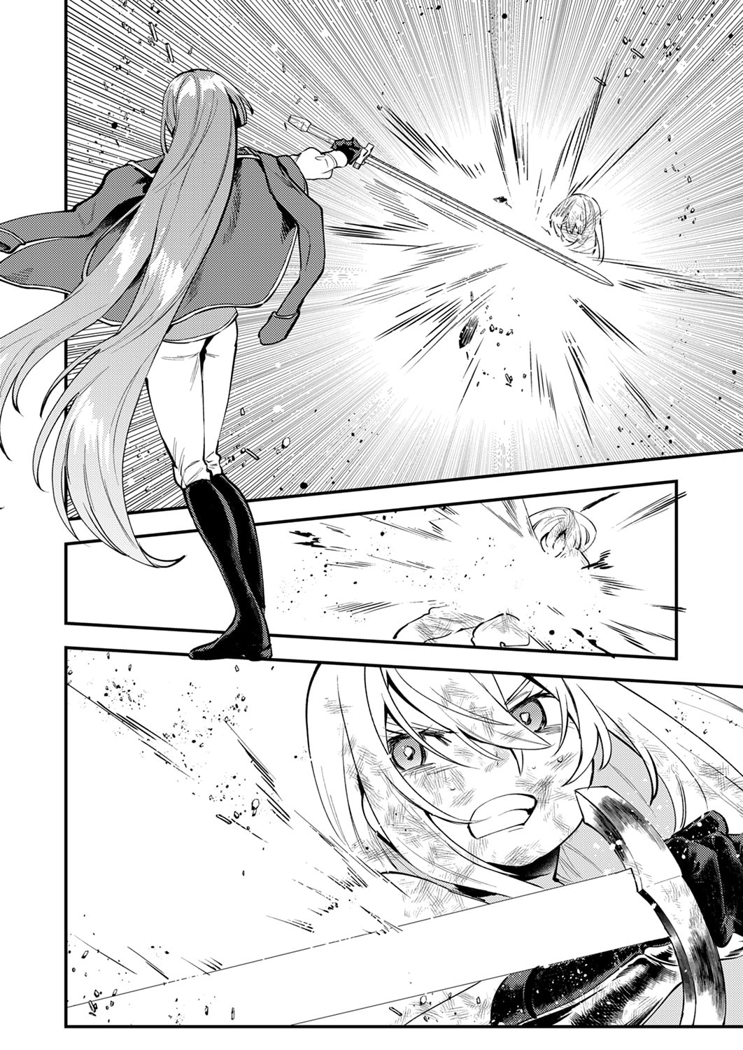 Shura Youjo no Eiyuutan: Hanpasha to Iwa Reta Youhei, Youjo ni Tensei Shite Nariagaru Chapter 19 12ページ