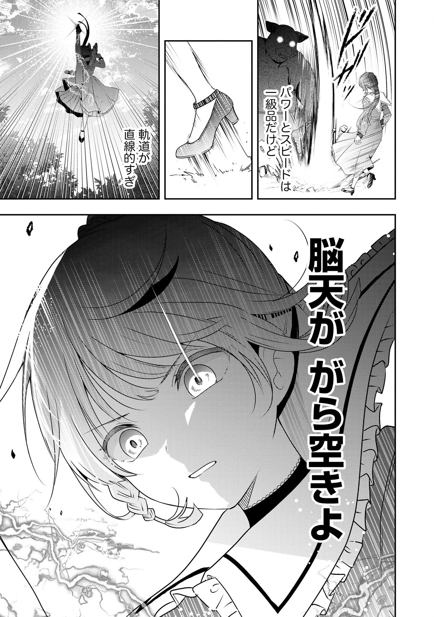 Kakato Otoshi Reijou wa Cheat na Kakato de Musou suru Chapter 1 17ページ