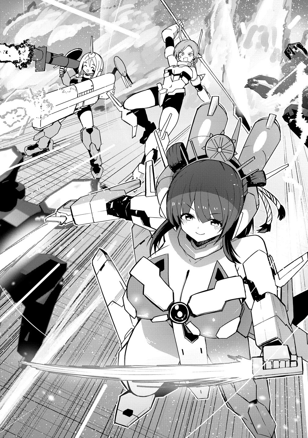 Busou Tensei Bishoujo ga Gattai shita Ossan Densetsu ni naru Chapter 3 6ページ