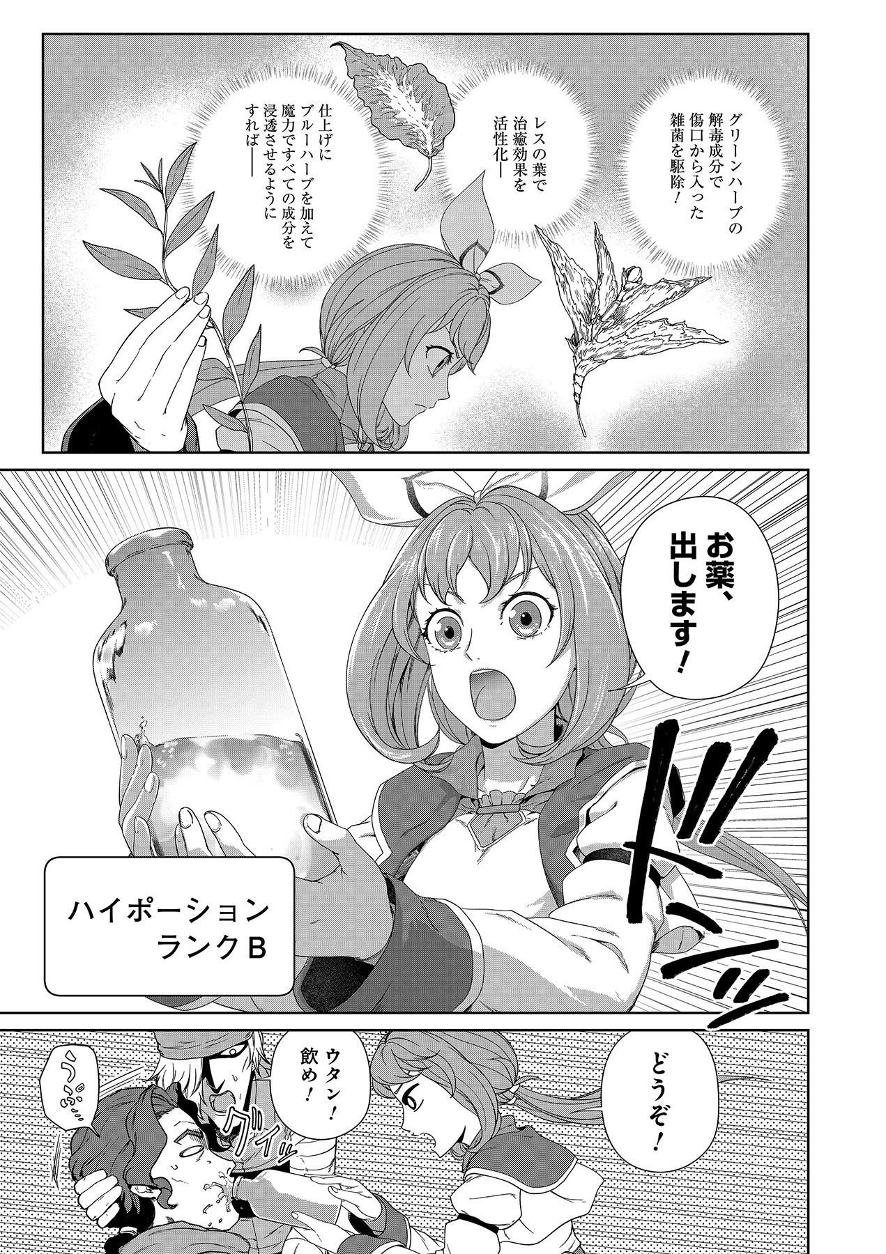 Okusuri, Dashimasu! Tsuihou Sareta Kusushi no Shoujo wa, Kiwameta Potion de Henkyou no Kusuriya Kara Nariagaru Chapter 3 17ページ
