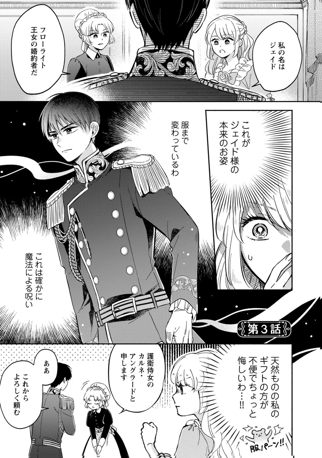 Konyaku Shita Risou no Ouji ga Norowareteimashita Chapter 3 1ページ