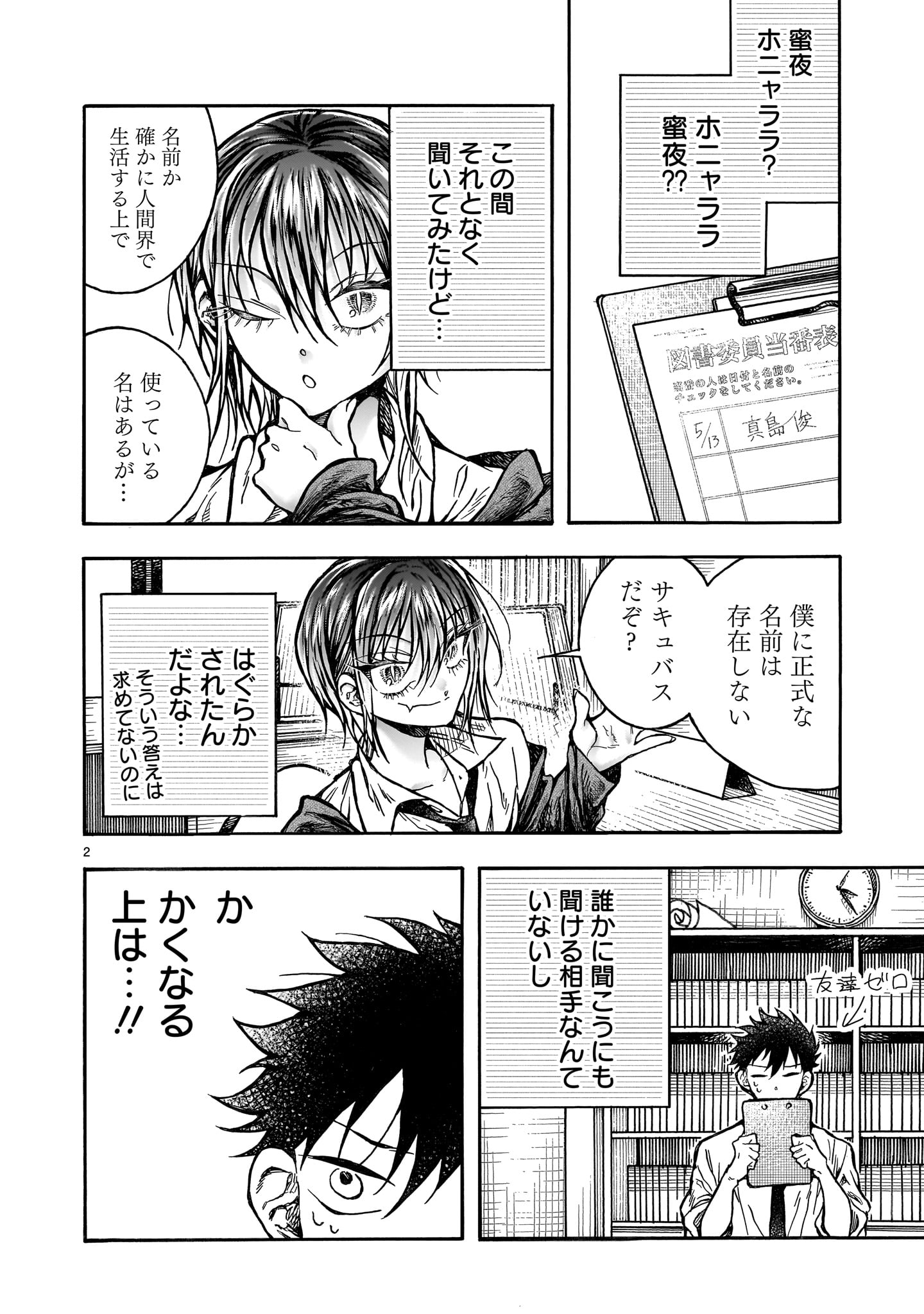 Mitsuya-san wa Succubus rashii Chapter 6 2ページ