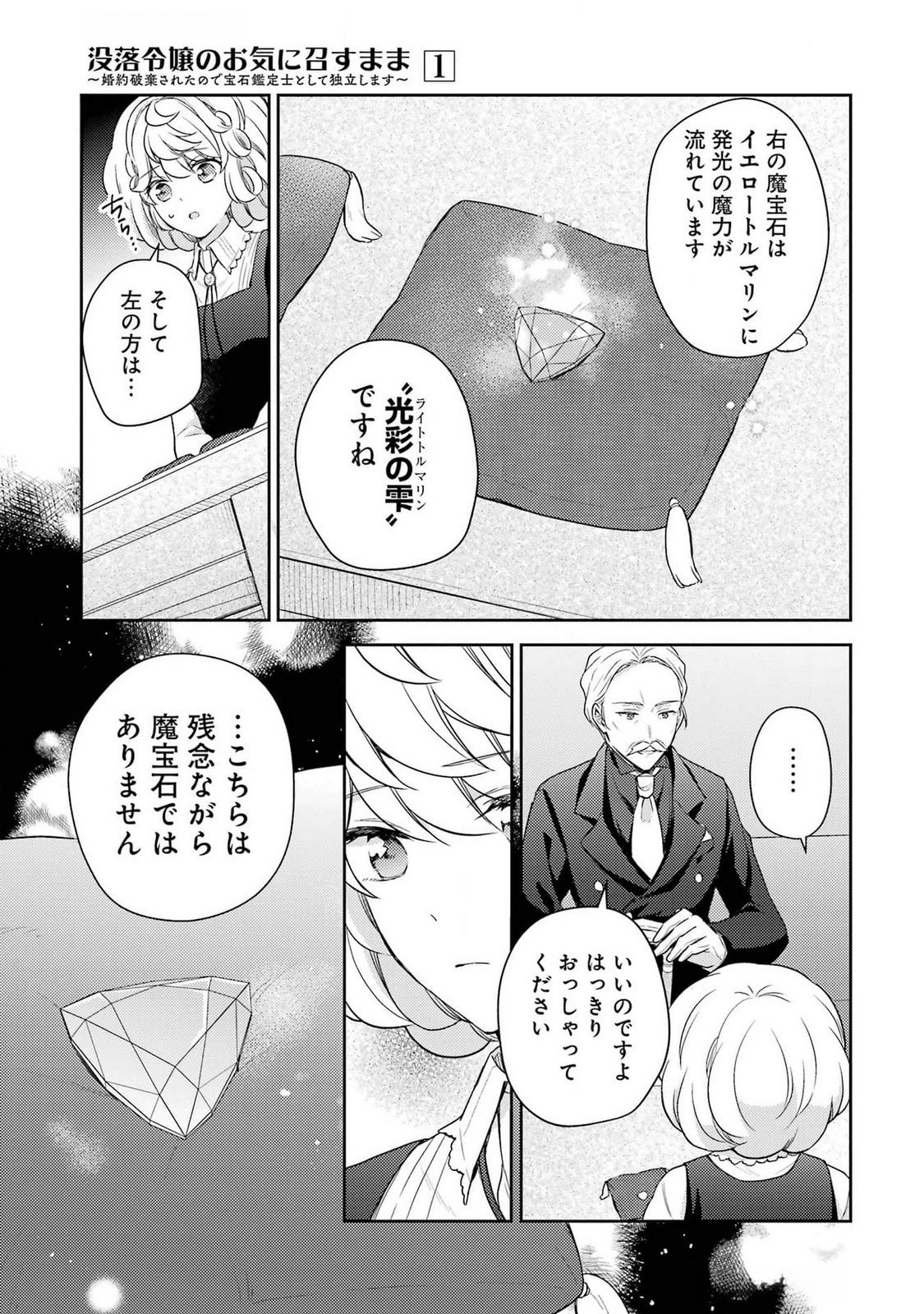 Botsuraku Reijou no Oki ni Mesu Mama: Kon'yaku Haki Sareta node Houseki Kanteishi toshite Dokuritsu Shimasu Chapter 3 17ページ