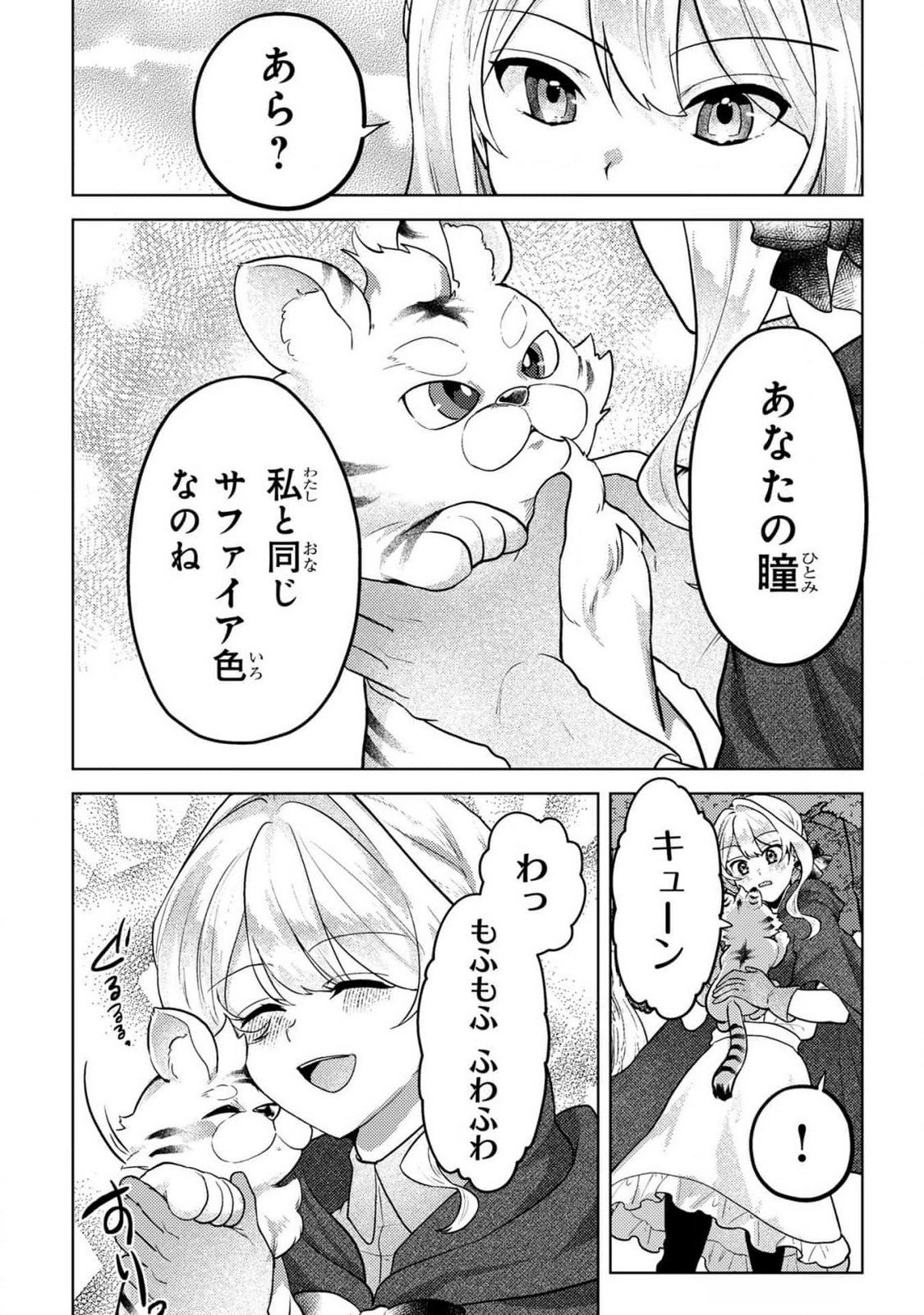 Konyaku Haki Shita wo Baka na Ouji wa Hottoite, Akuyaku Reijou wa Seirei no Mori de Shiawase ni Narimasu. Chapter 7 7ページ