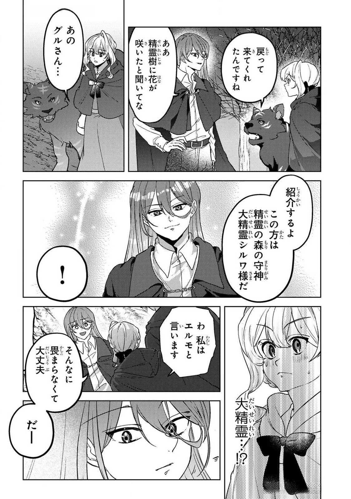 Konyaku Haki Shita wo Baka na Ouji wa Hottoite, Akuyaku Reijou wa Seirei no Mori de Shiawase ni Narimasu. Chapter 20 17ページ