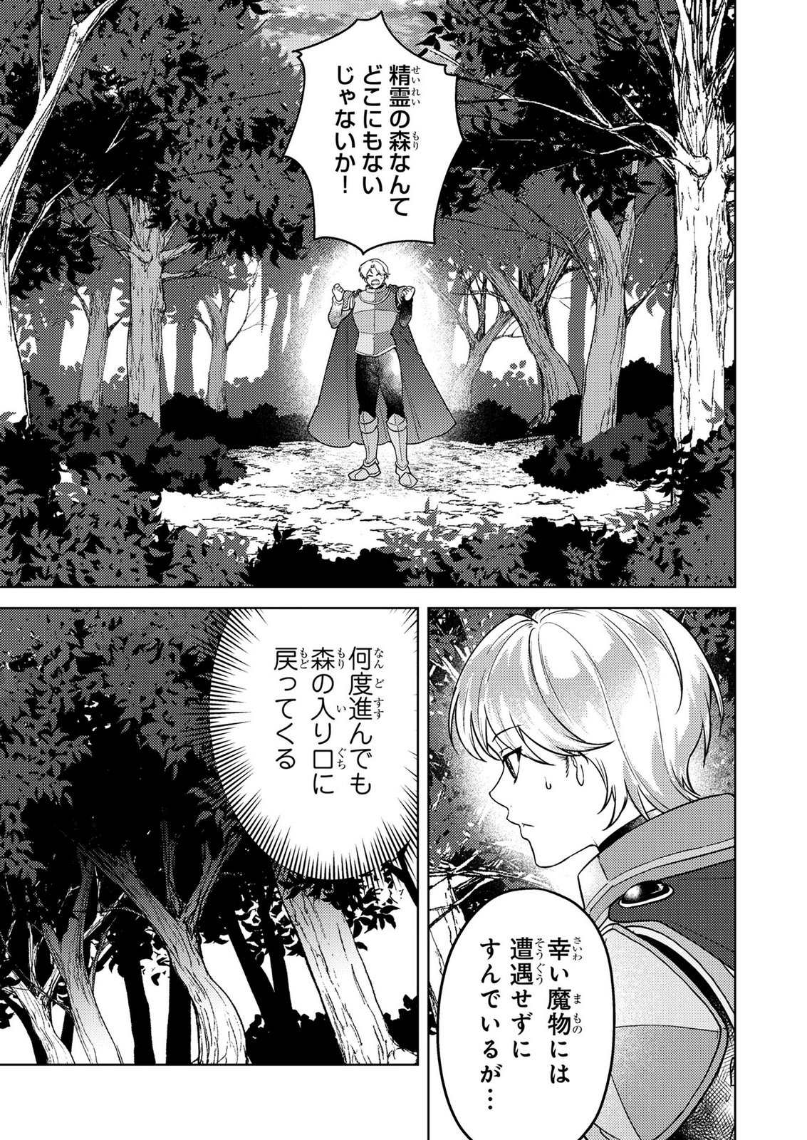 Konyaku Haki Shita wo Baka na Ouji wa Hottoite, Akuyaku Reijou wa Seirei no Mori de Shiawase ni Narimasu. Chapter 21 9ページ