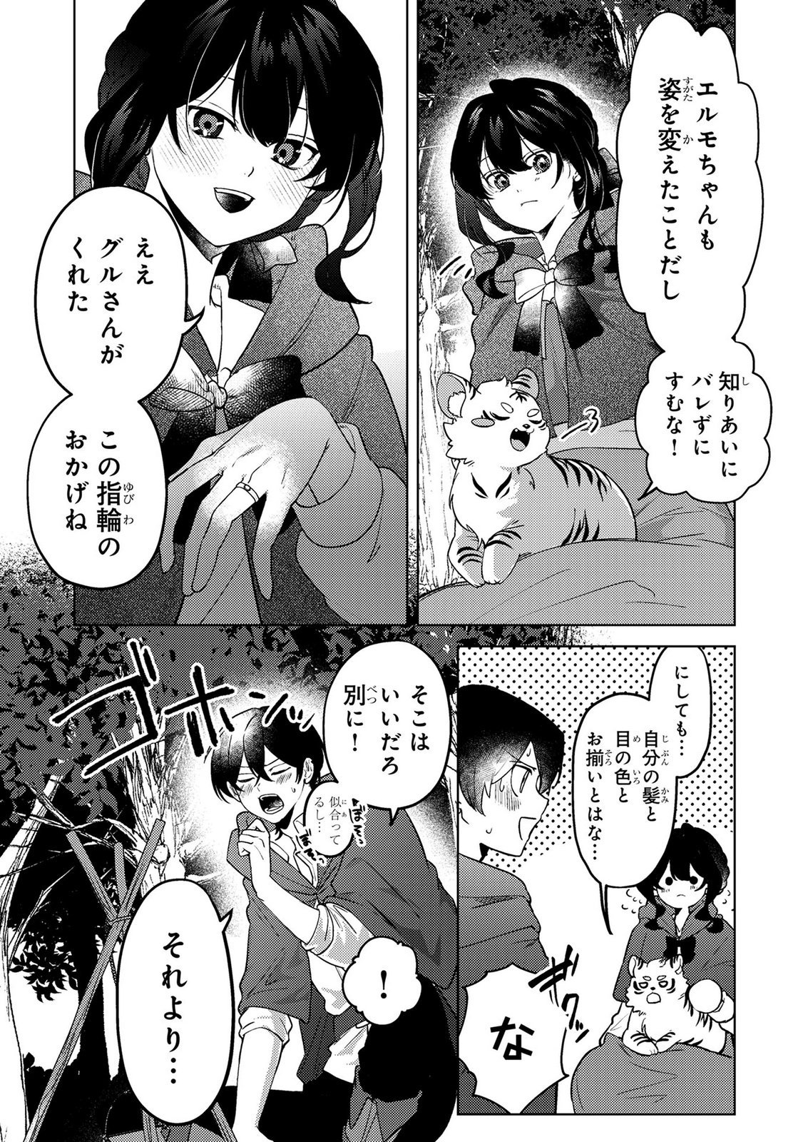 Konyaku Haki Shita wo Baka na Ouji wa Hottoite, Akuyaku Reijou wa Seirei no Mori de Shiawase ni Narimasu. Chapter 24 5ページ