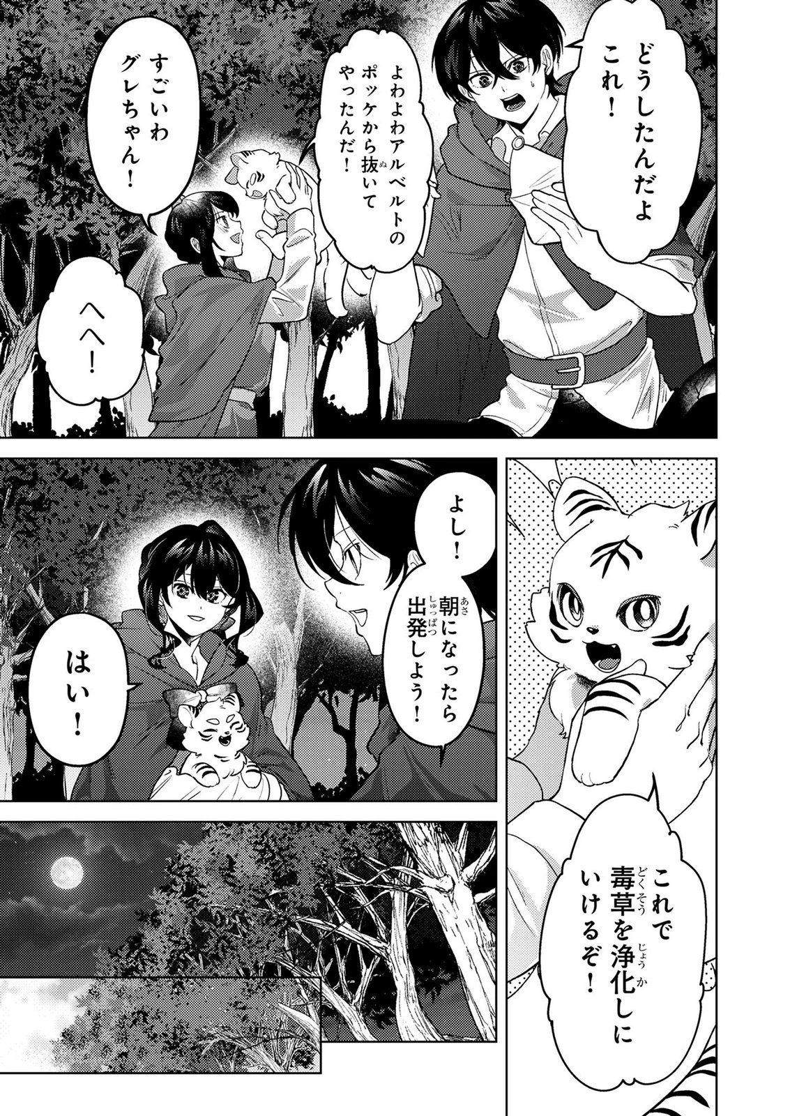 Konyaku Haki Shita wo Baka na Ouji wa Hottoite, Akuyaku Reijou wa Seirei no Mori de Shiawase ni Narimasu. Chapter 24 7ページ