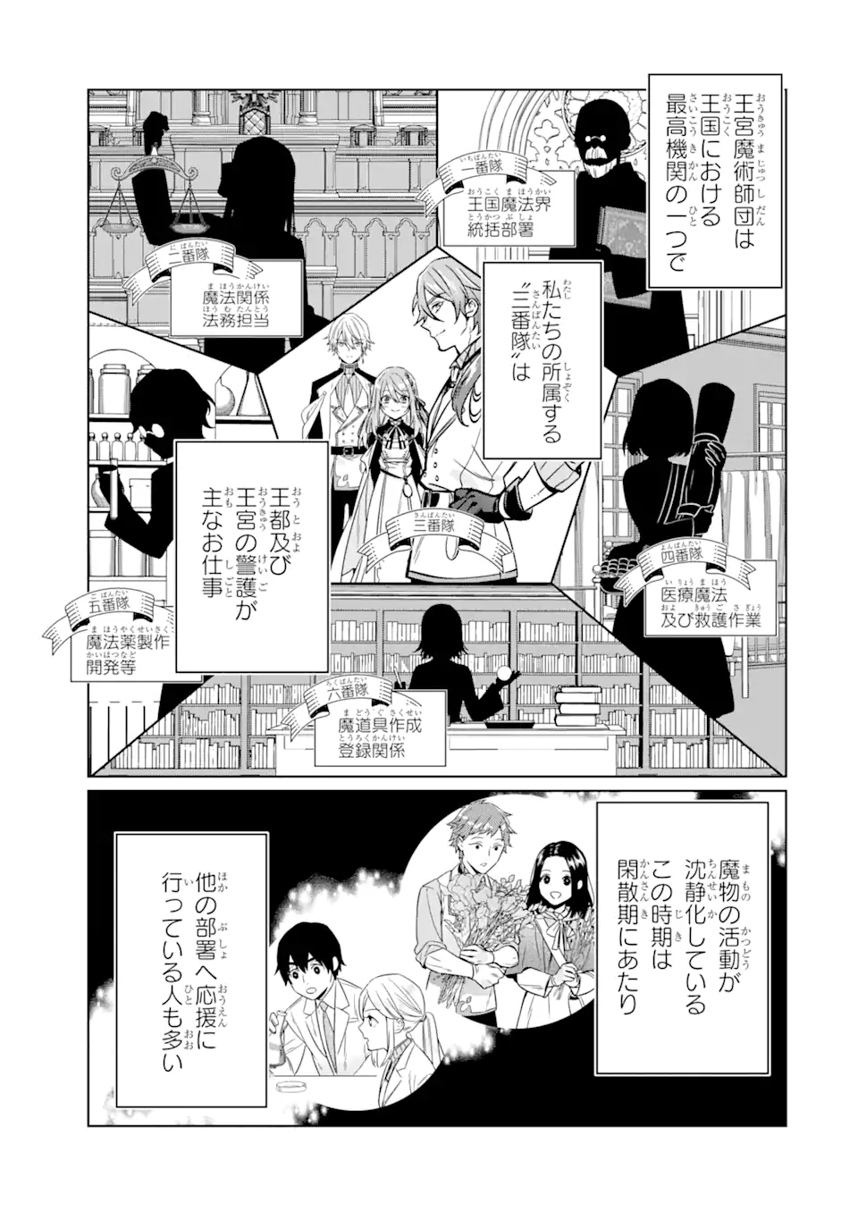 Black Madougushi Guild o Tsuihou Sareta Watashi, Oukyuu Majutsushi to Shite Hirowareru: White na Kyuutei de, Shiawase na Shin Seikatsu o Hajimemasu! Chapter 3.1 7ページ