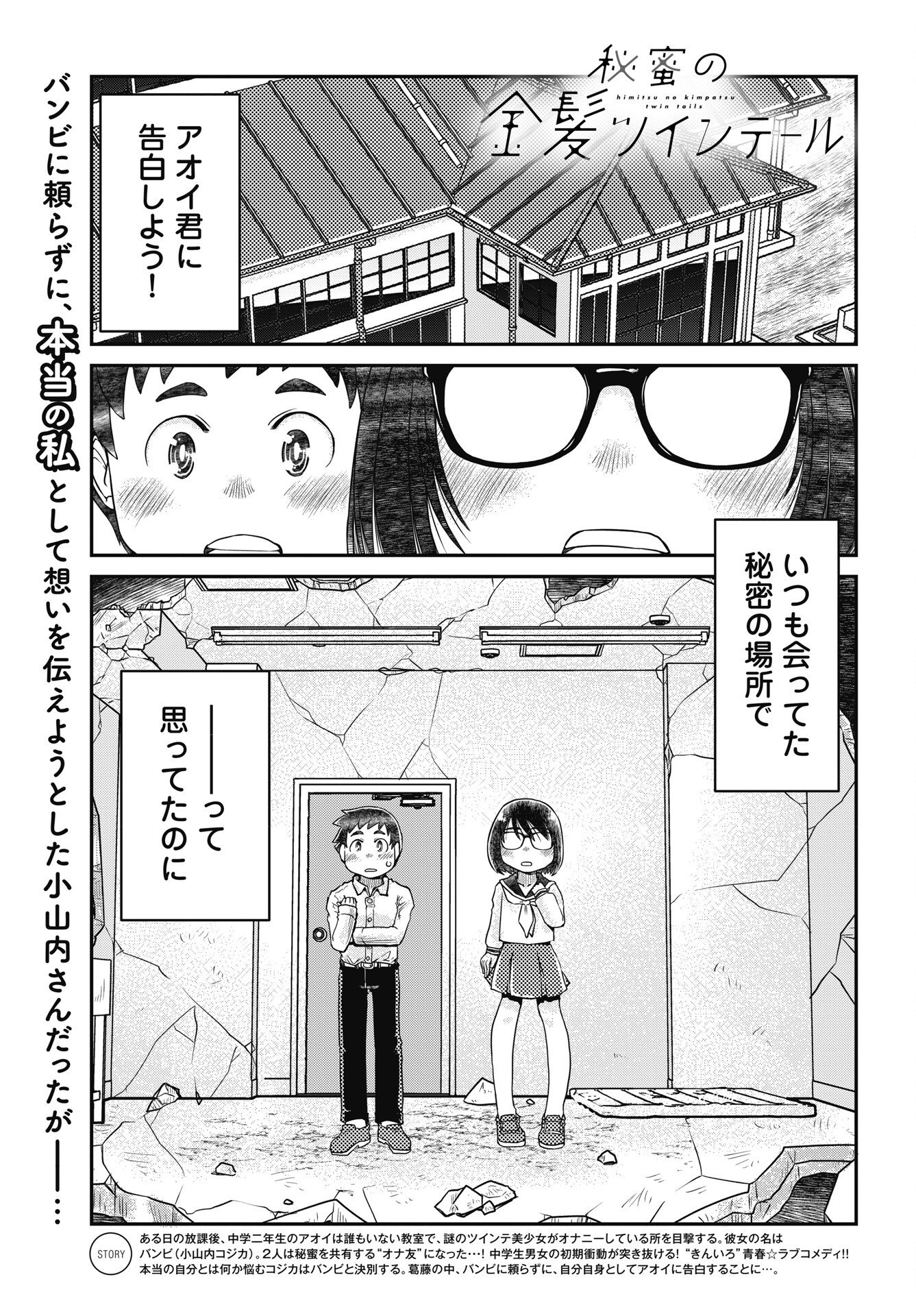 Himitsu no Kinpatsu Twintails Chapter 21 1ページ