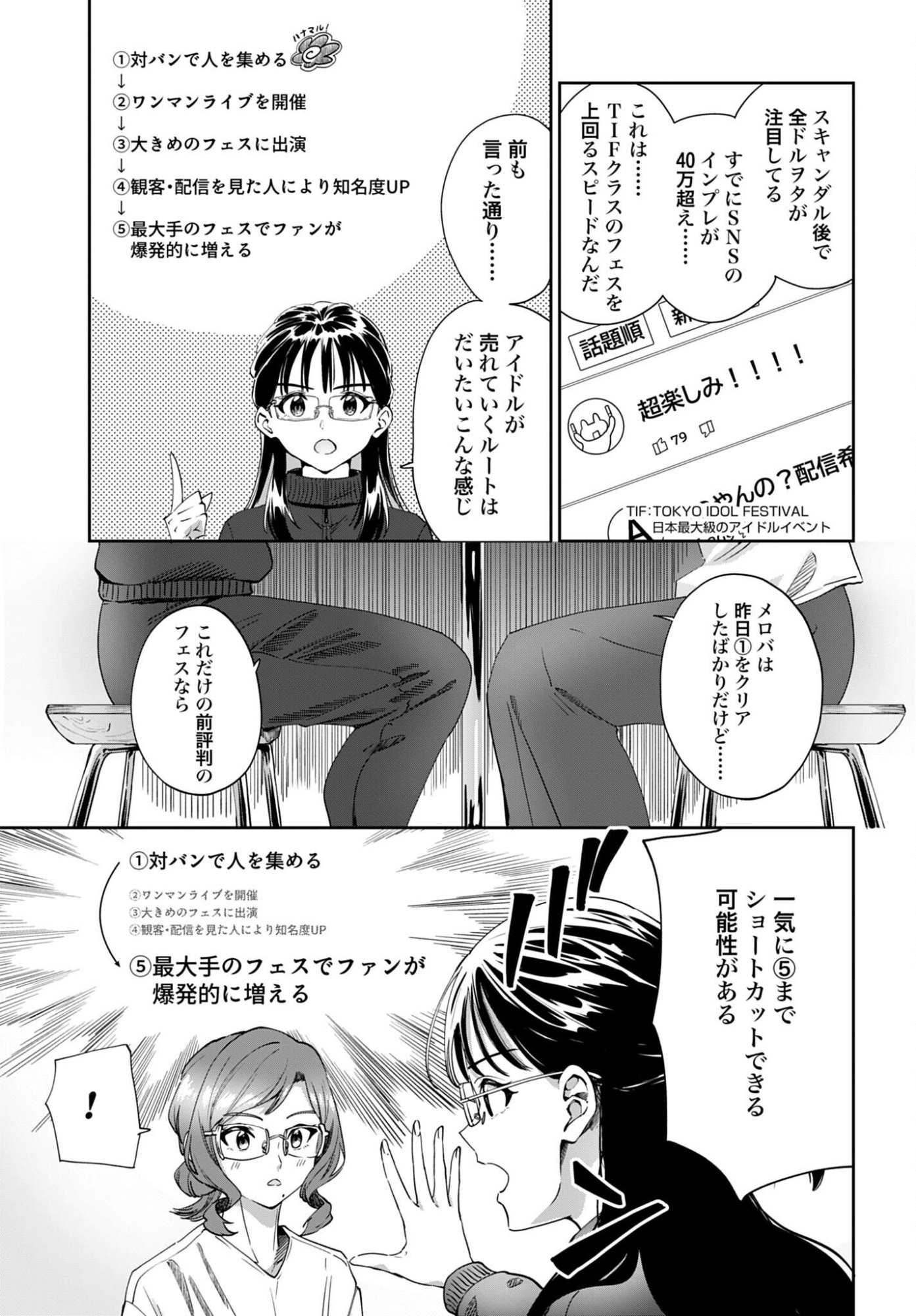 Watashi Kyou kara Oshi no Oshi Chapter 12 3ページ