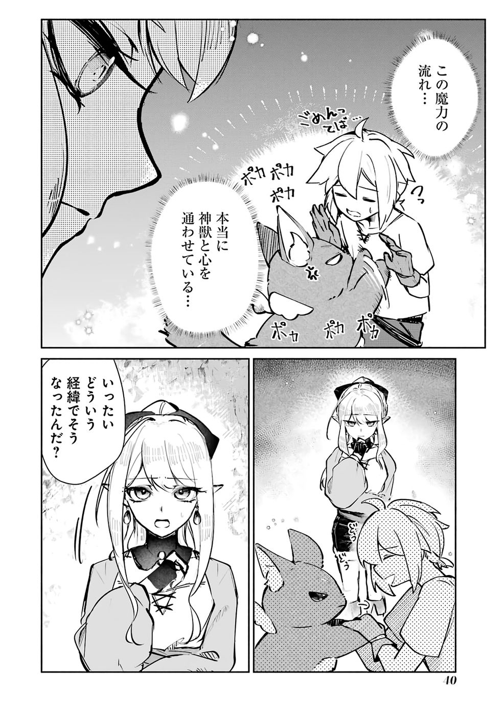 Guild o Tsuihou Sareta kedo Mofumofu Kamikemono ni Sazukatta Kami Skill [Random Renkin] de Saikyou no Guild o Tsukutte Musoushimasu Chapter 2 4ページ