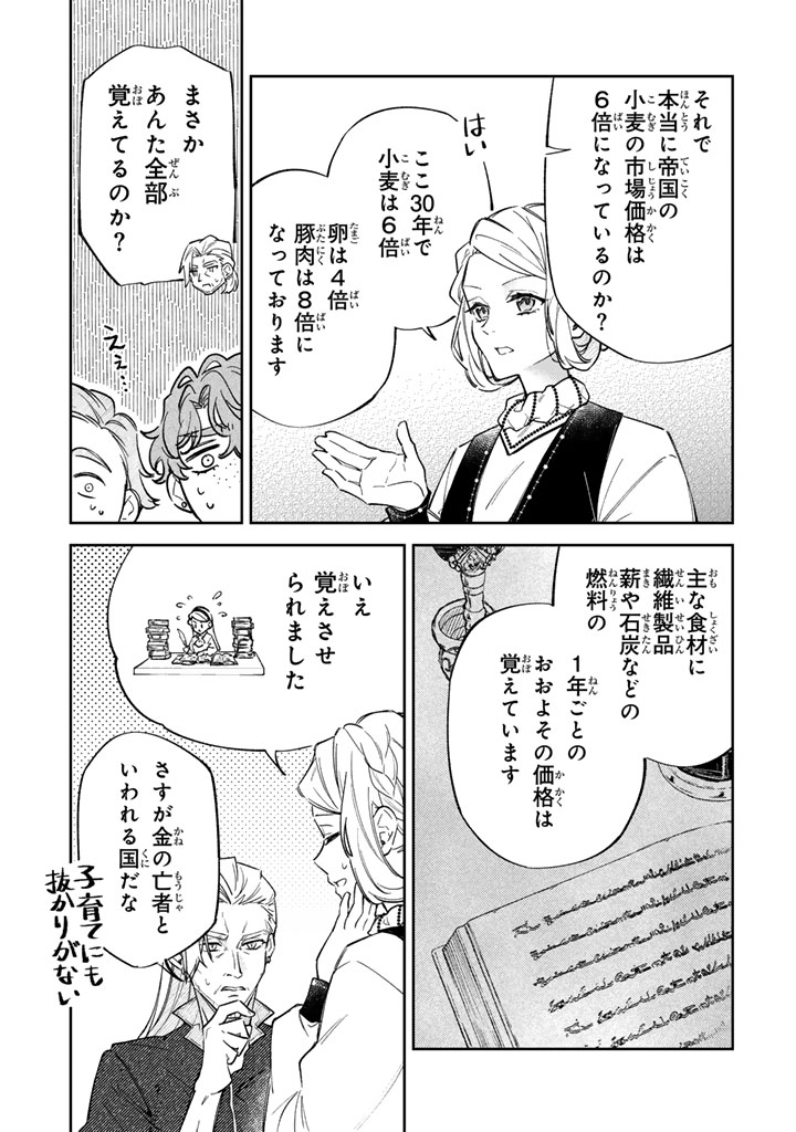 Oguni no Koushaku Reijou wa Tekikoku nite Kakusei suru Chapter 11.1 13ページ