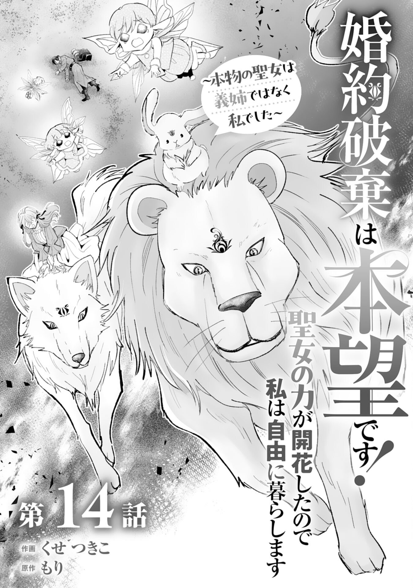 Konyaku Haki wa Honmou Desu! Seijo no Chikara ga Kaika Shita no de Watashi wa Jiyuu ni Kurashimasu Chapter 14 1ページ
