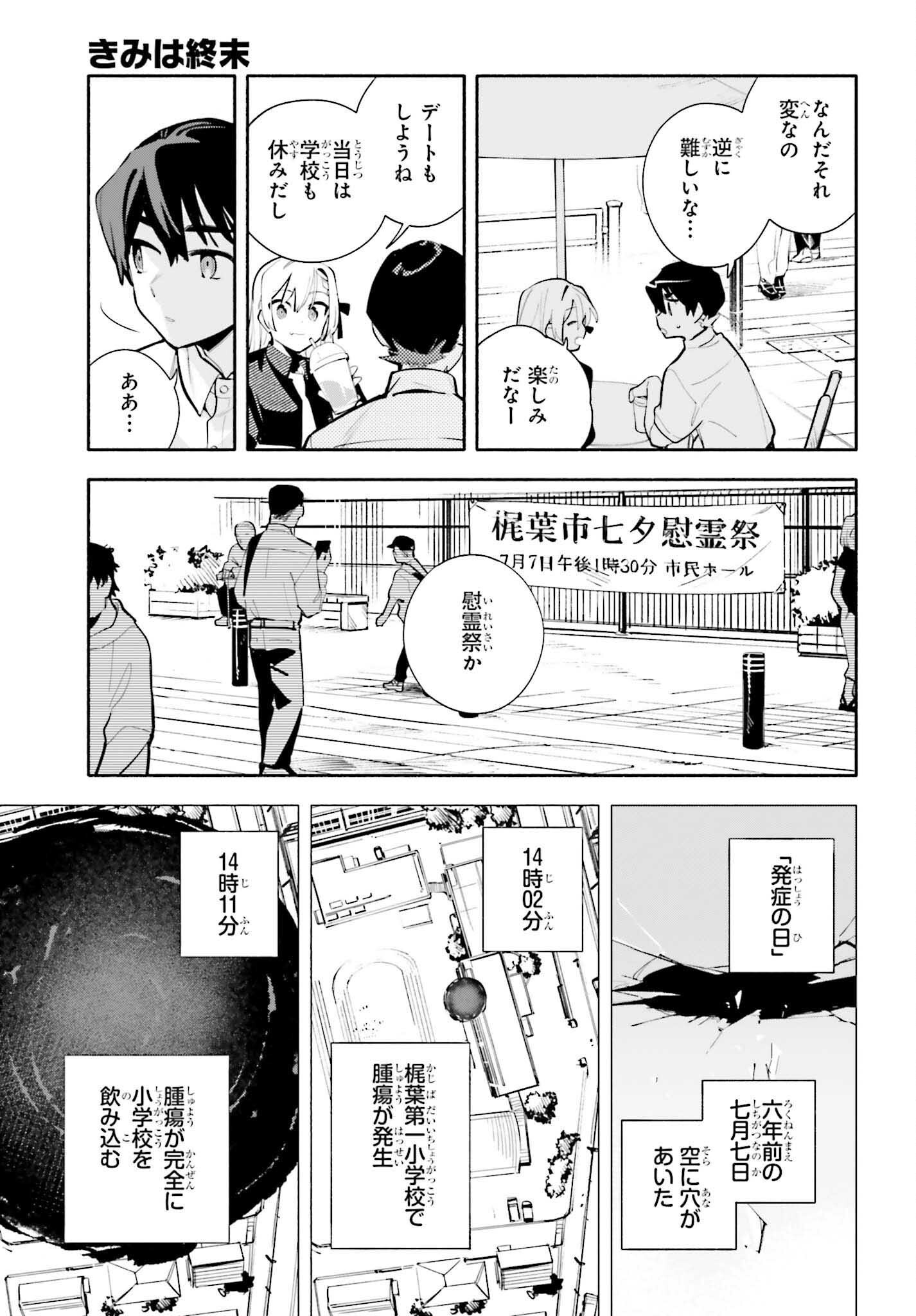 Kimi wa Shuumatsu Chapter 9 9ページ