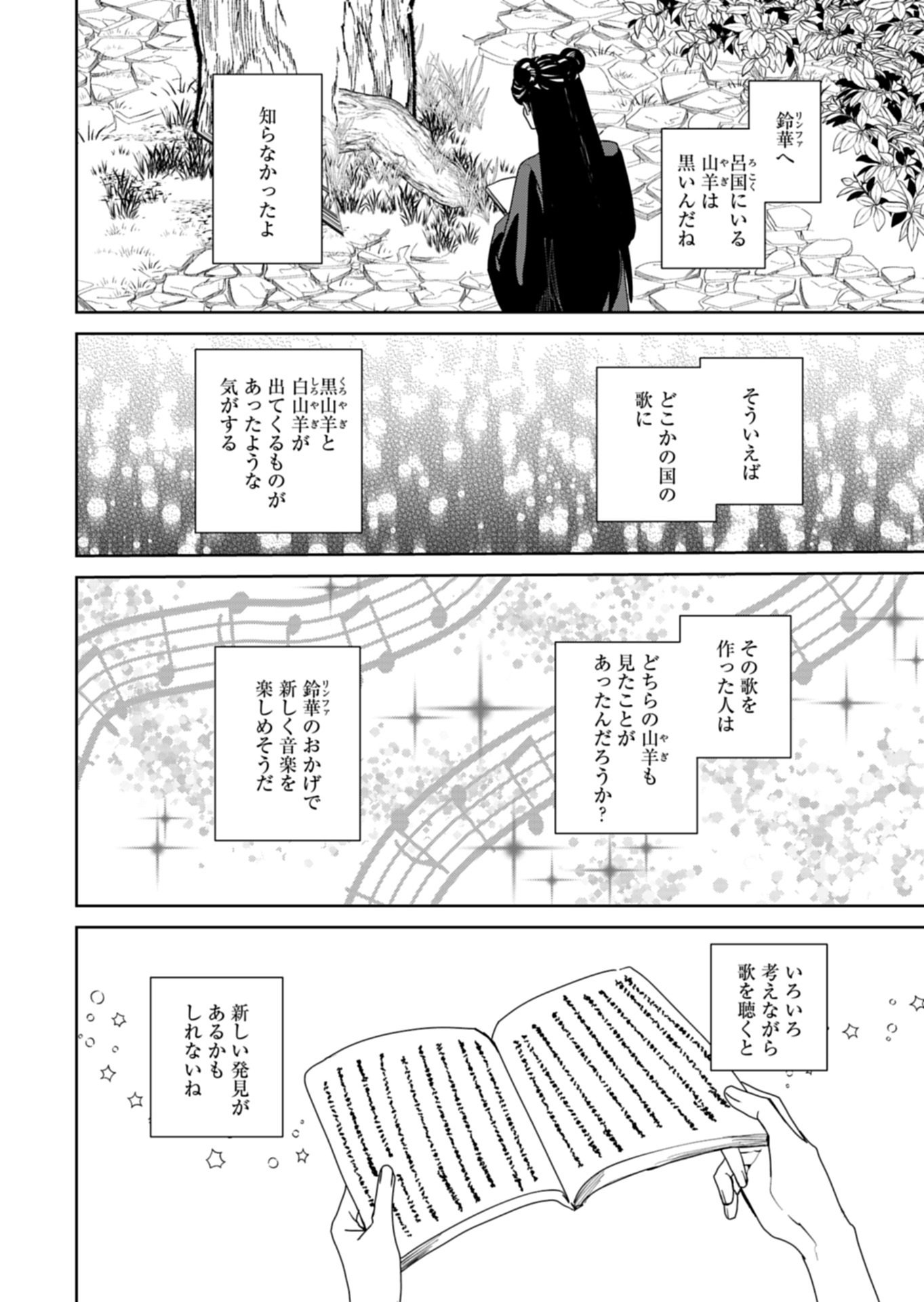 Hachi Irodori Koku no Koukyuu Monogatari Chapter 14.1 8ページ