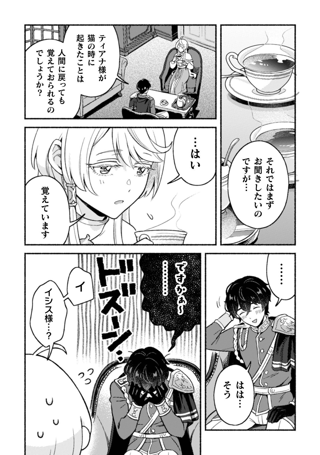 Nekura Kishi ni Yoru Dekiai Mankitsu-chuu nu Busa Neko, Jitsu wa Seijo desu! Chapter 11 11ページ