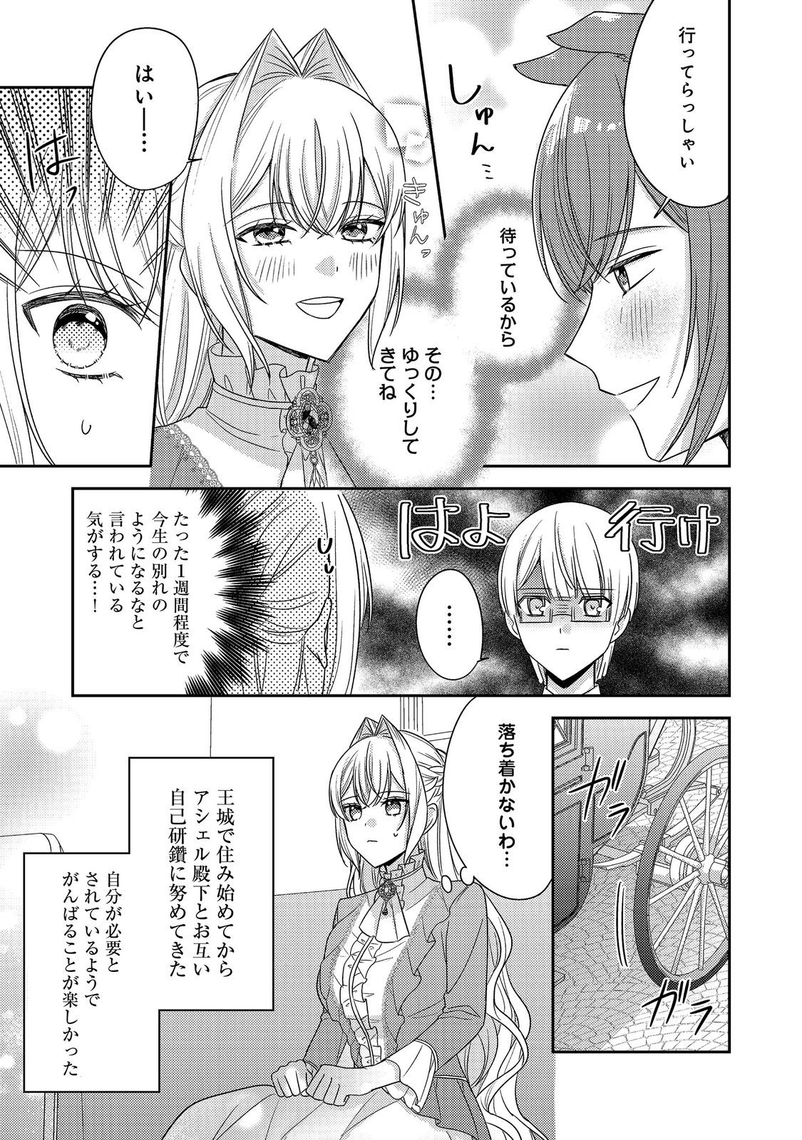 Kokoro no Koe ga Kikoeru Akuyaku Reijou wa, Kyou mo Koinu Denka ni Honrousareru Chapter 28 15ページ