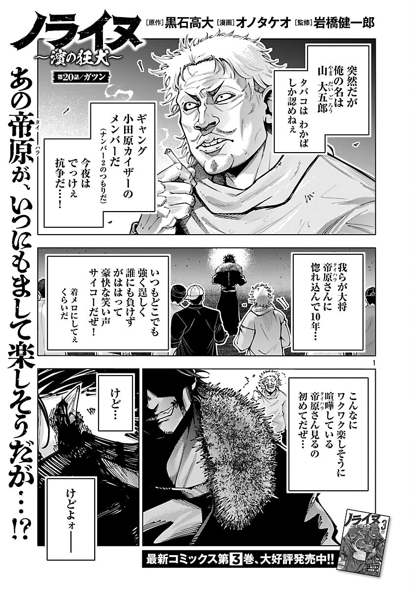 Norainu ~Hama no Kyouken~ Chapter 20.1 3ページ