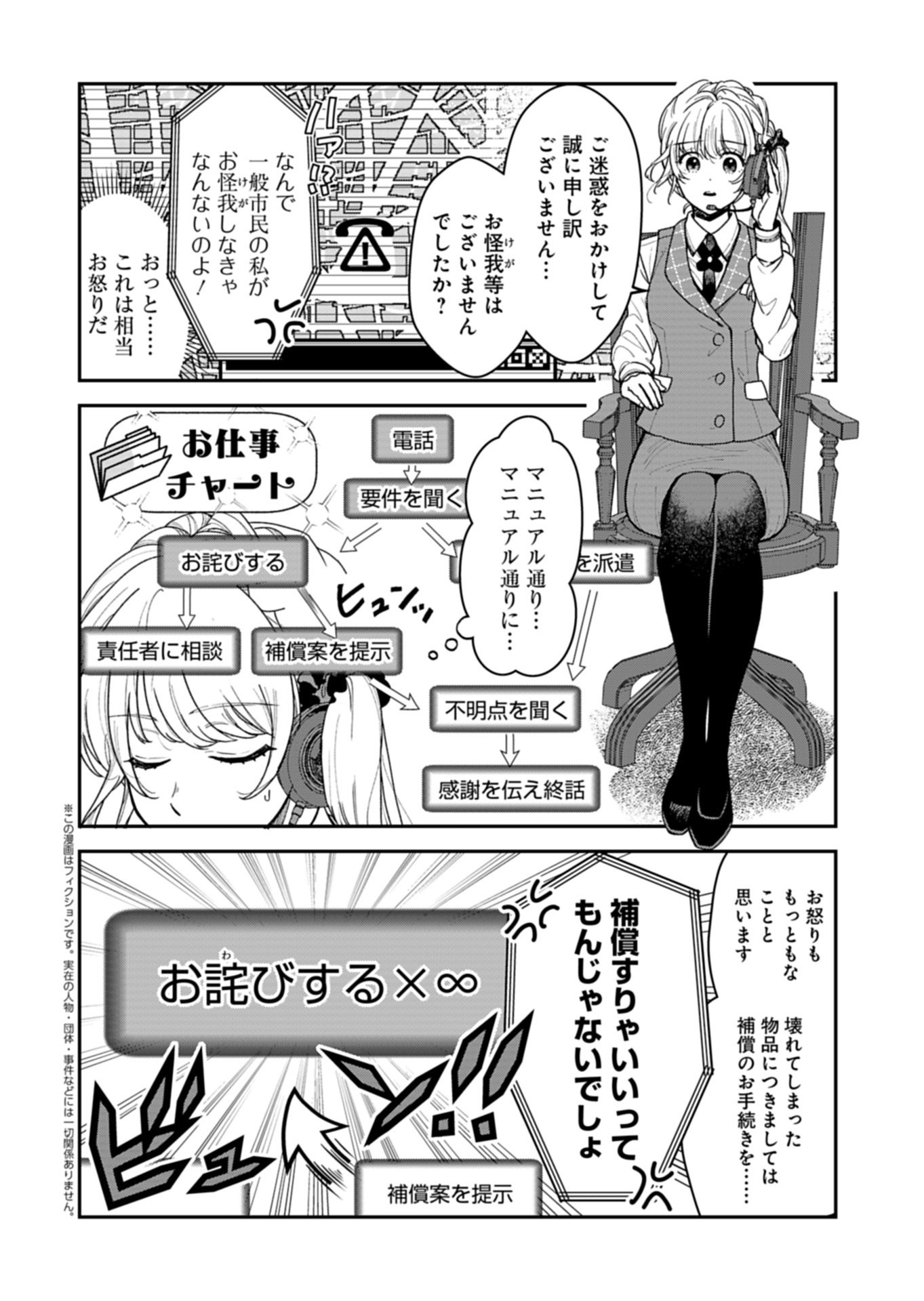 Kochira, Isekai Support Center no Suzuki ga Uketamawarimasu Chapter 1 4ページ