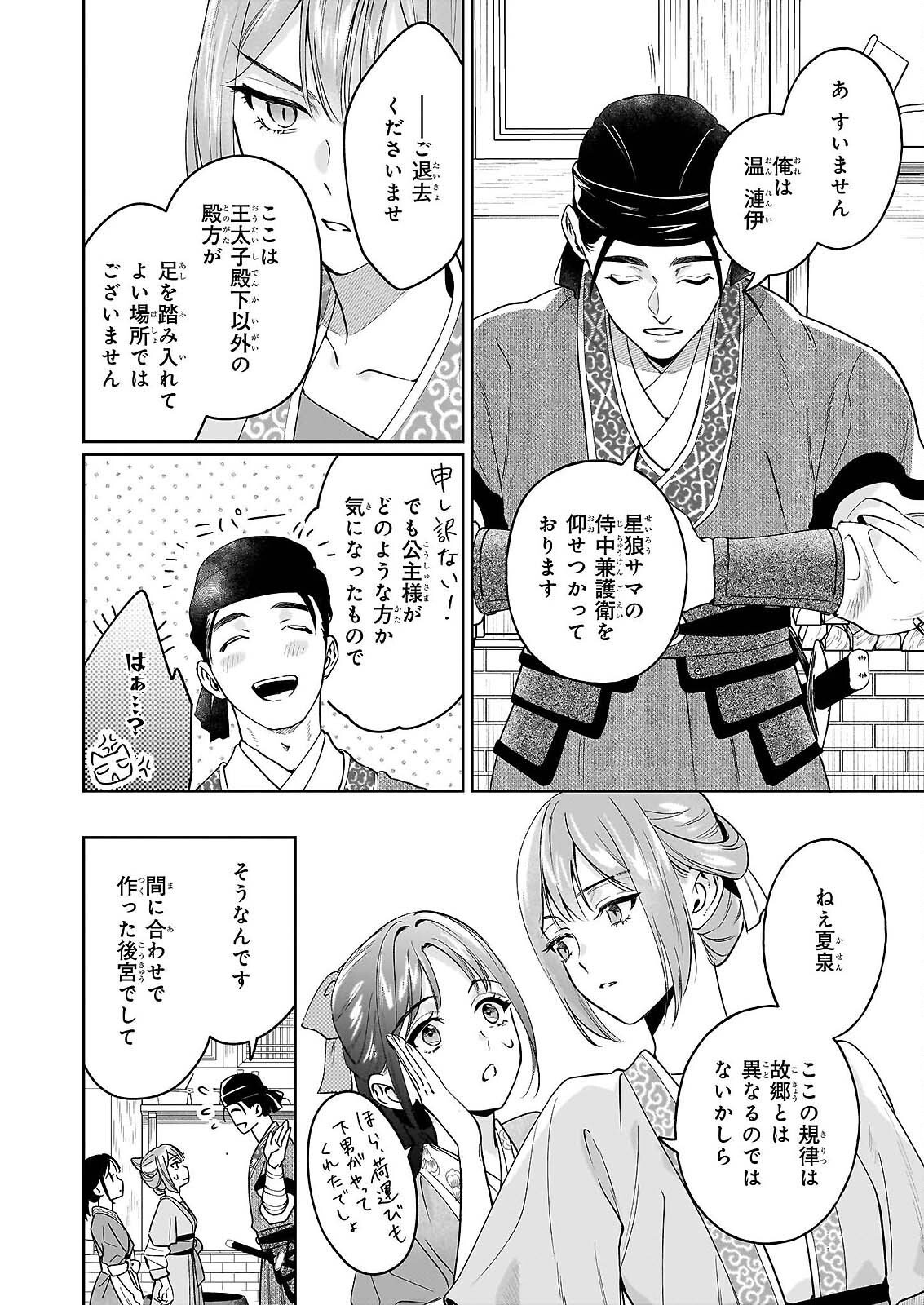 Suiten Koukyuu no Koukahi Chapter 4 8ページ