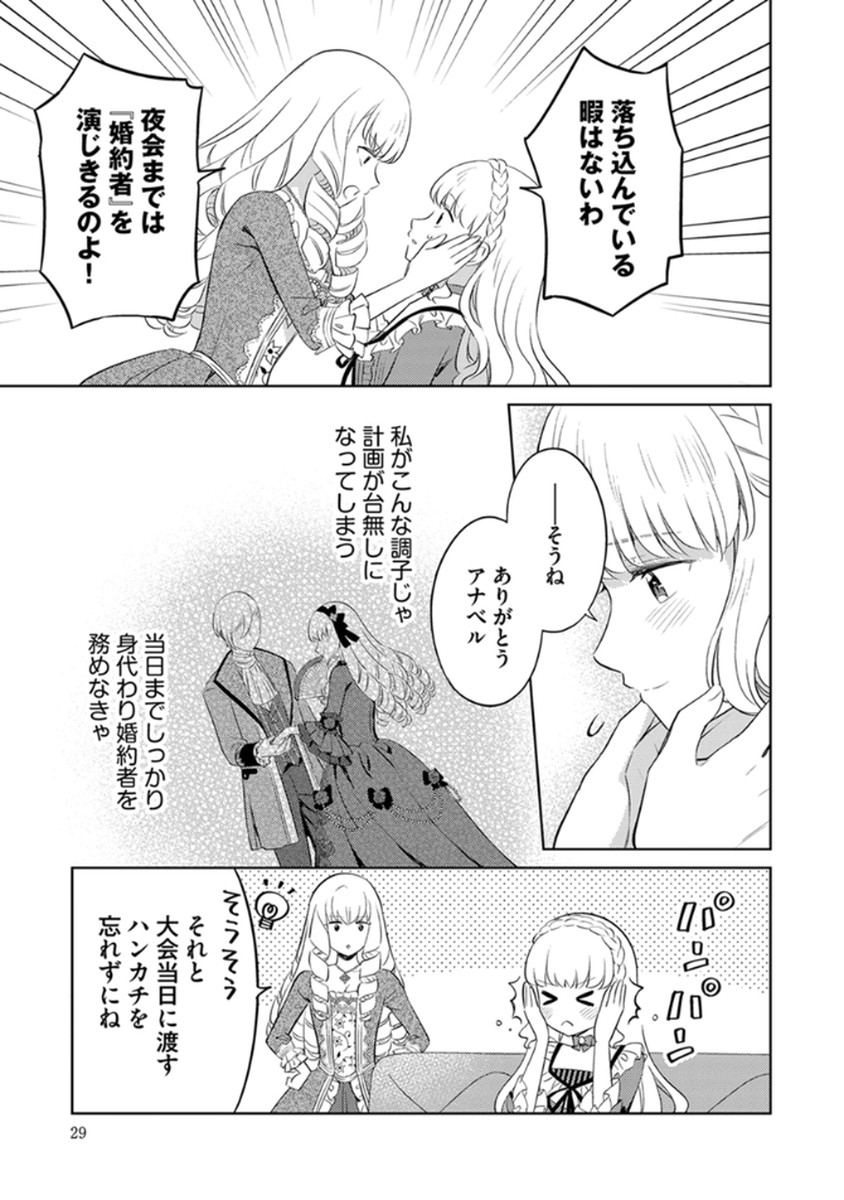 Migawari Hakushaku Reijou Dakeredo, Konyakusha Dairi wa Gokanben! Chapter 8 3ページ