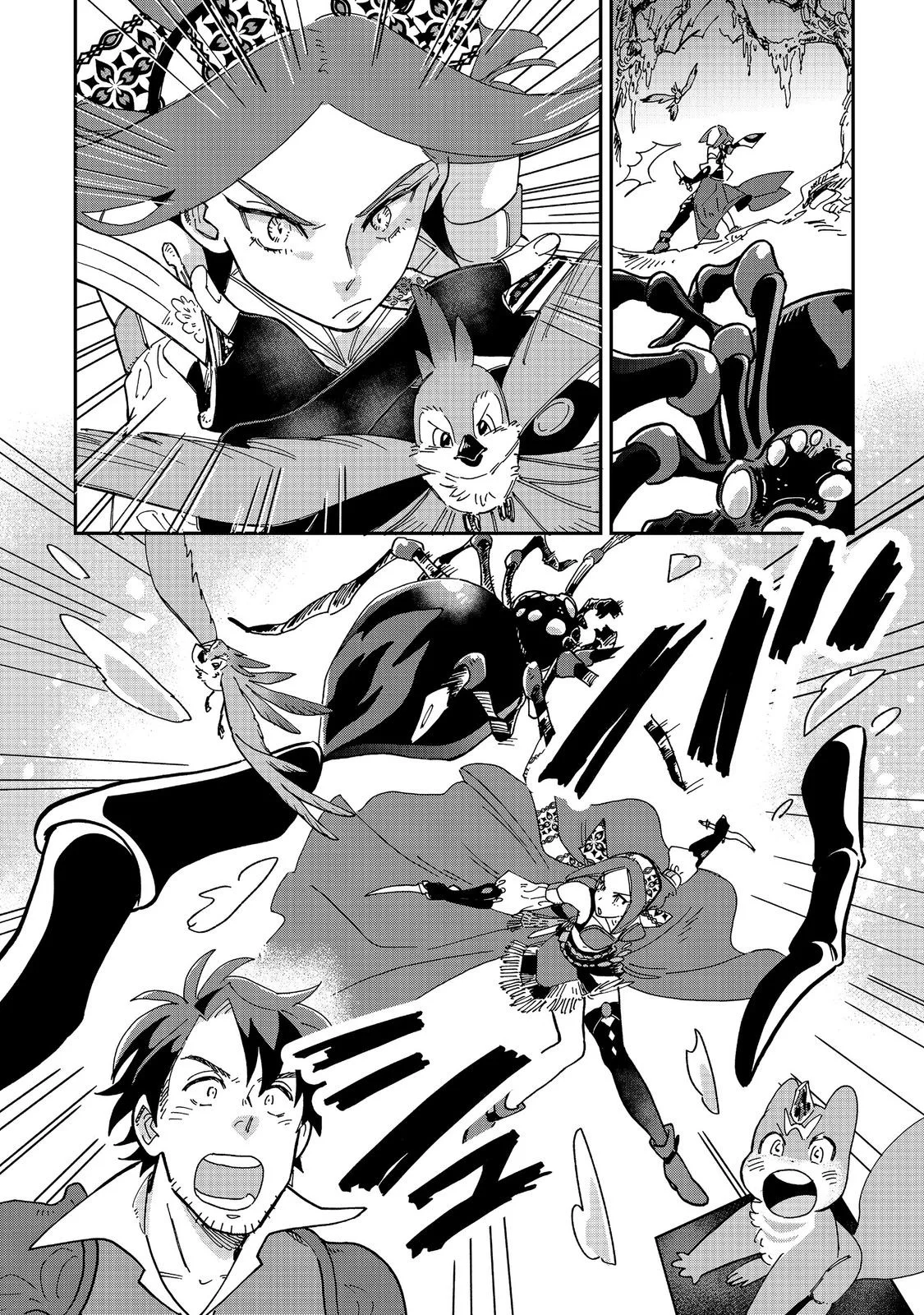 Meshi Buff Shokudou, Seikyou Nari ~'Ossan wa Jamada!' Totsuihou Sareta Fuyojutsushi, Tokugi o Ikashite Inaka de Shokudou o Hirakumo Eiyuu Goyou Tashi to Naru~ @COMIC Chapter 8.1 8ページ