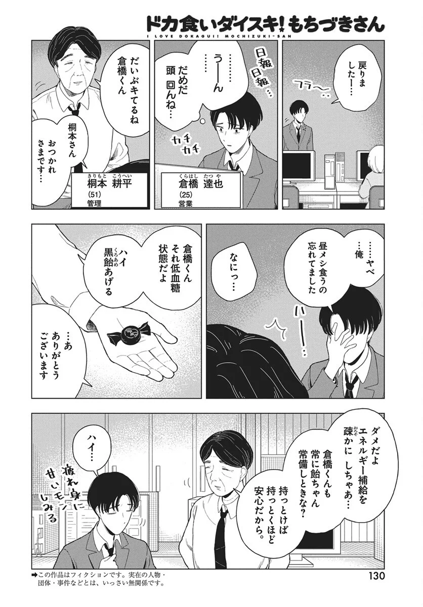 Dokagui Daisuki! Mochizuki-san Chapter 21 2ページ