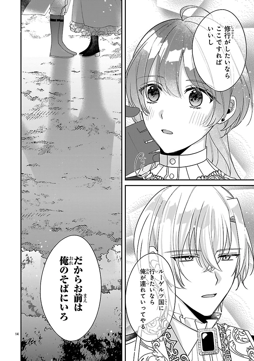 Ore-sama Outaishi ni Hirowareta Gakeppuchi Reijou, Okazarigawa Hi ni Naru... Hazu ga Dekiaisaretemasu! Chapter 19 14ページ