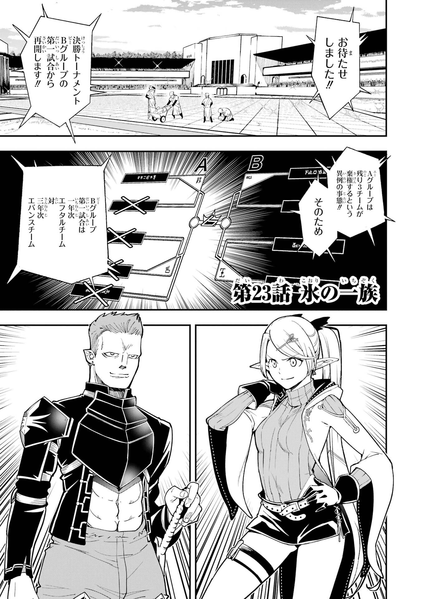 Rakudai Kenja no Gakuin Musou: Nidome no Tensei, S-Rank Cheat Majutsushi Boukenroku Chapter 23 1ページ