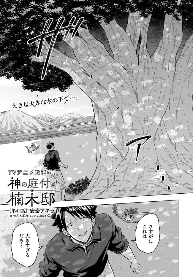 Kami no Niwatsuki Kusunoki-tei Chapter 42 1ページ