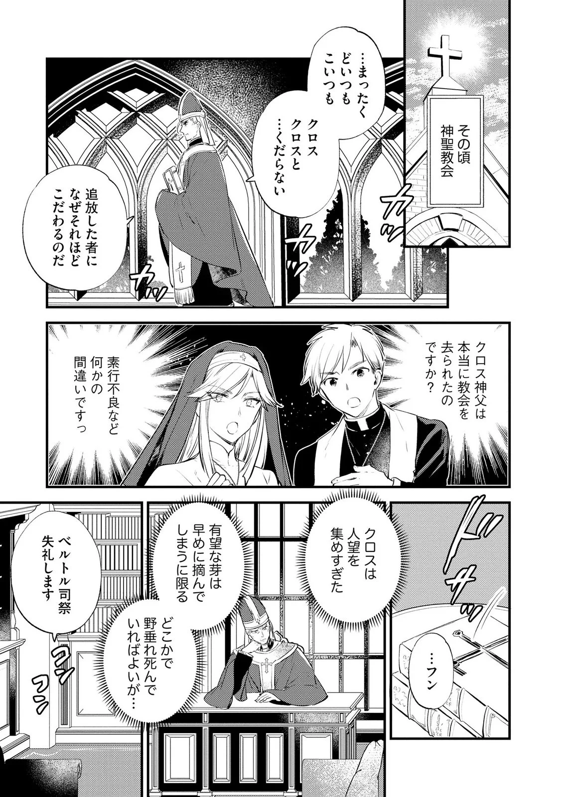 Jashin no Chi ga Nagareteiru to iware, Shinsei Kyoukai wo Tsuihousareta Shinpu desu Chapter 6 31ページ