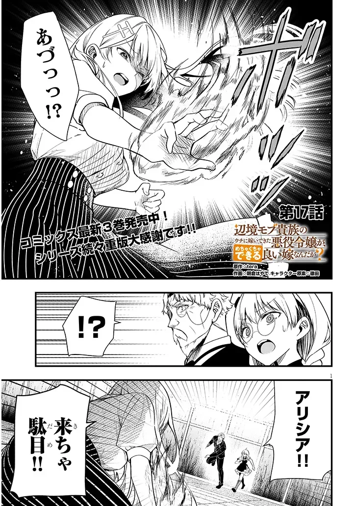Henkyo Mob Kizoku no Uchi ni Totsuidekita Akuyaku Reijo ga, Mechakucha Dekiru Yoi Yome nanda ga? Chapter 17.1 1ページ