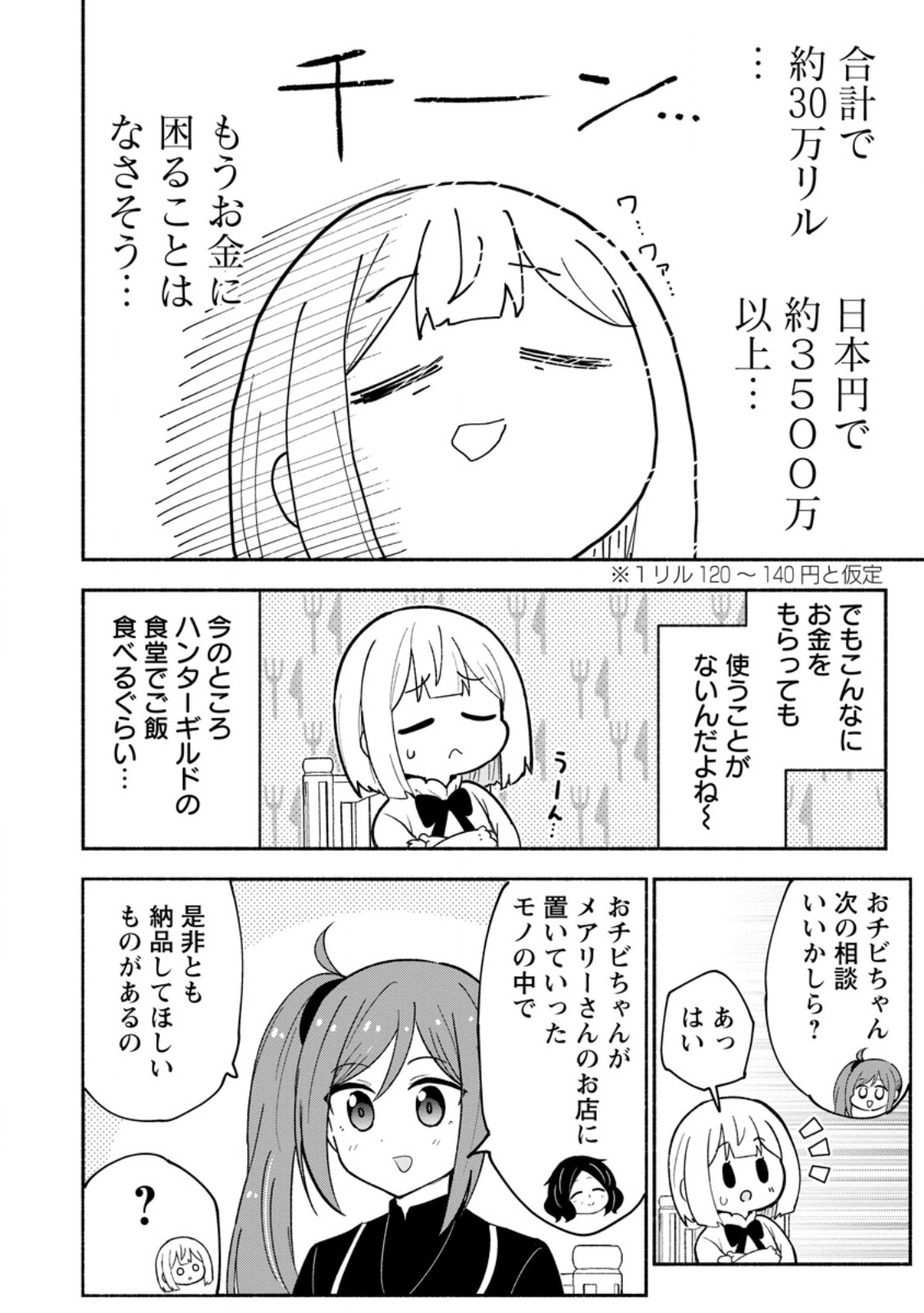 Isekai No Ochibi-chan wa Kyou mo Nanika wo Tsukuri Dasu Chapter 19.2 5ページ