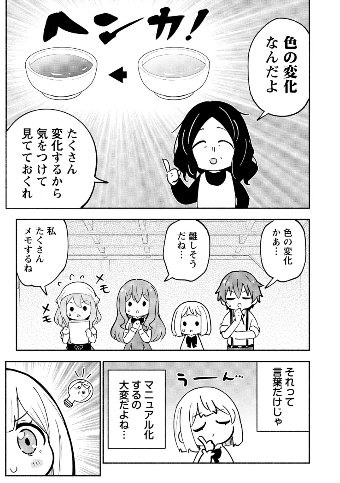 Isekai No Ochibi-chan wa Kyou mo Nanika wo Tsukuri Dasu Chapter 21.1 3ページ