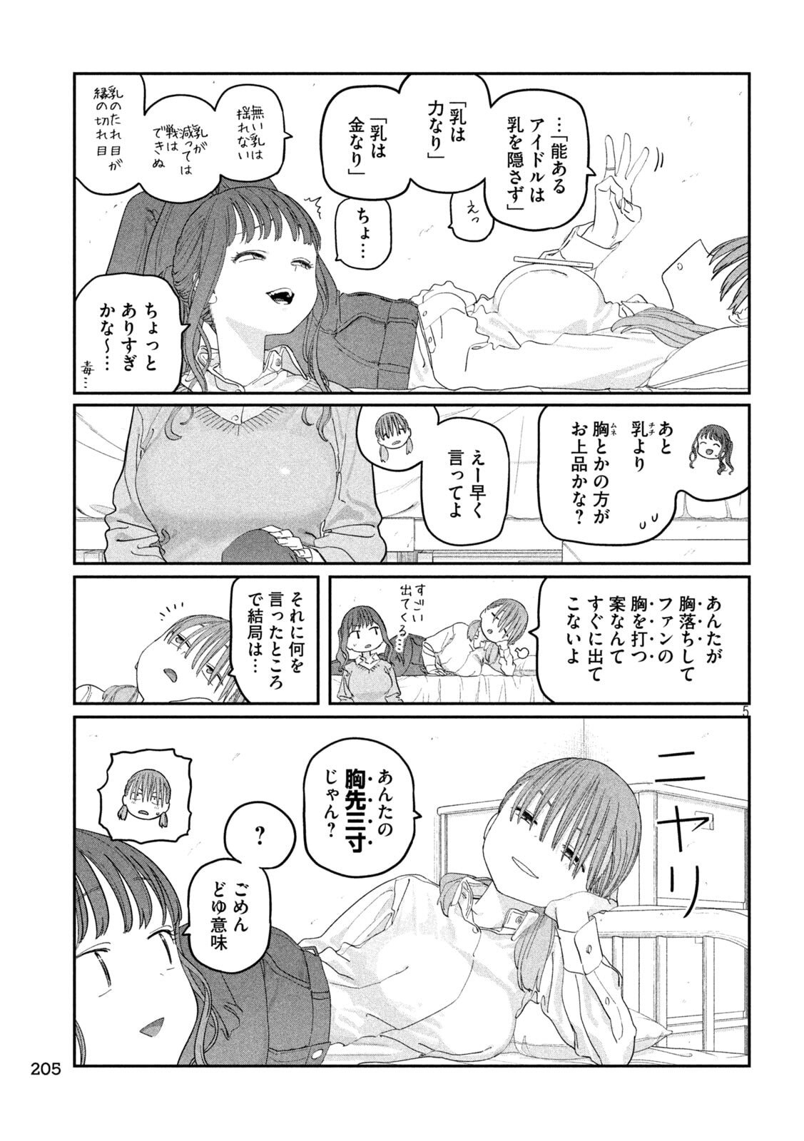 Getsuyoubi no Tawawa Chapter 142 5ページ