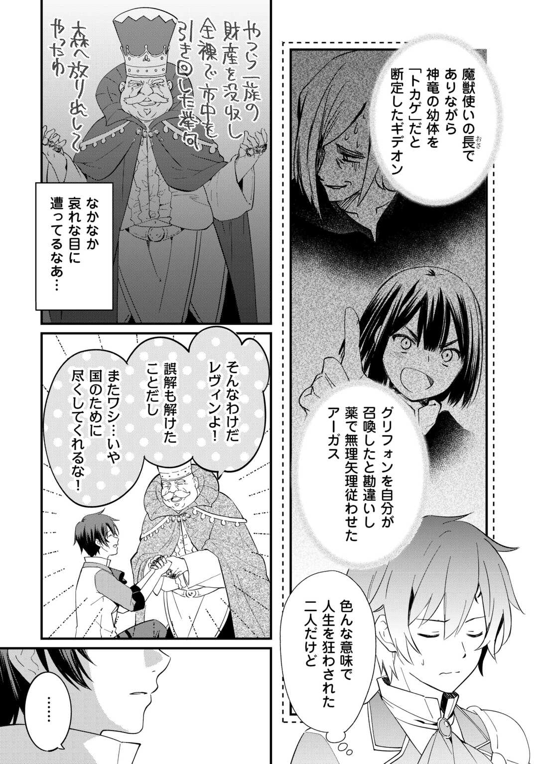 Tokage (Hontou wa Shinryuu) wo Shoukan Shita Seijuu Tsukai, Ryuu no Senaka de Kaitaku Life Chapter 26 5ページ