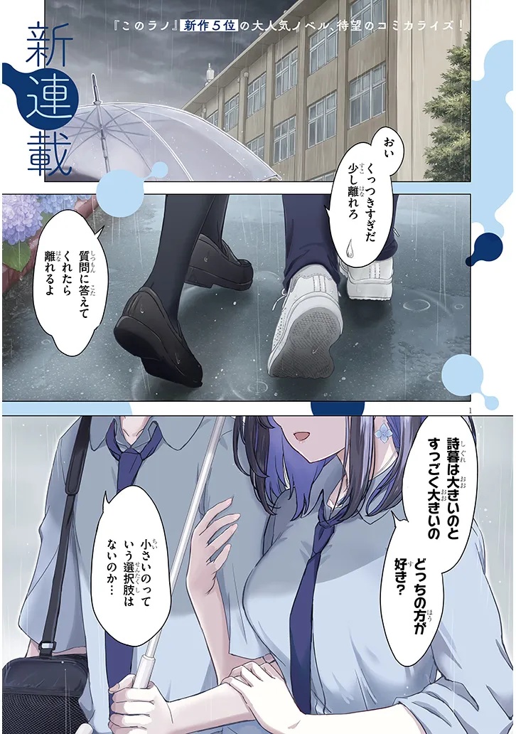 Amamori Junna wa Shitsudo ga Takai Chapter 1 1ページ