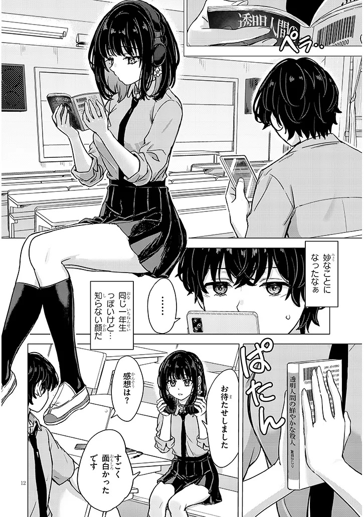 Amamori Junna wa Shitsudo ga Takai Chapter 1 12ページ
