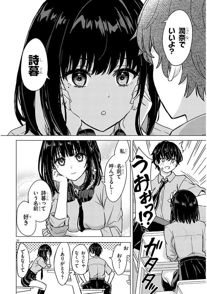 Amamori Junna wa Shitsudo ga Takai Chapter 1 20ページ