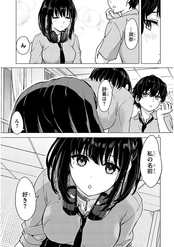 Amamori Junna wa Shitsudo ga Takai Chapter 1 21ページ