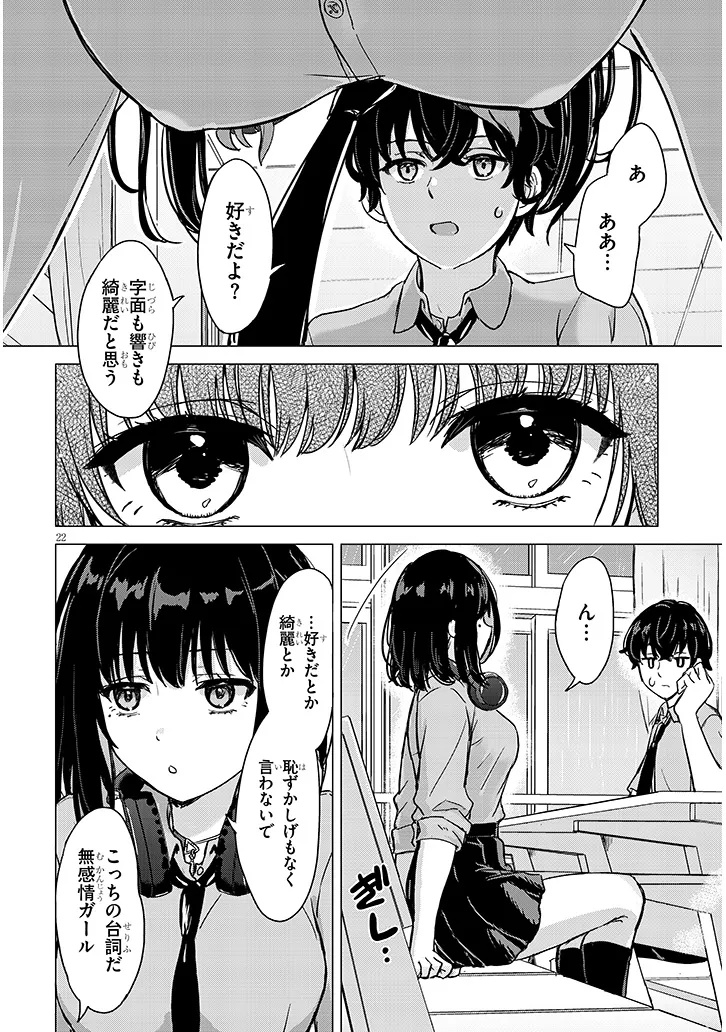 Amamori Junna wa Shitsudo ga Takai Chapter 1 22ページ