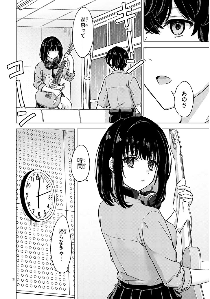 Amamori Junna wa Shitsudo ga Takai Chapter 1 34ページ