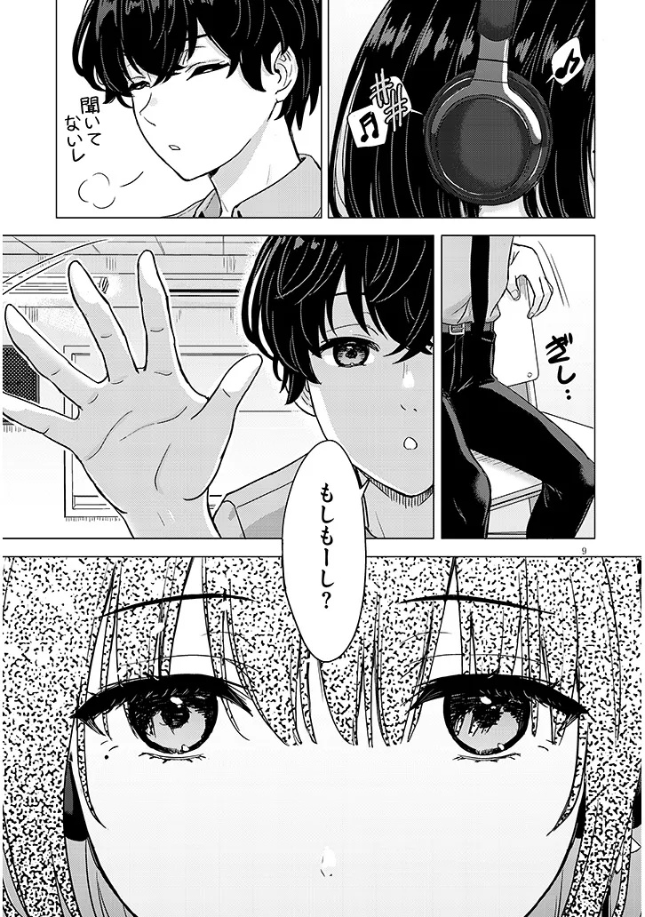 Amamori Junna wa Shitsudo ga Takai Chapter 1 9ページ