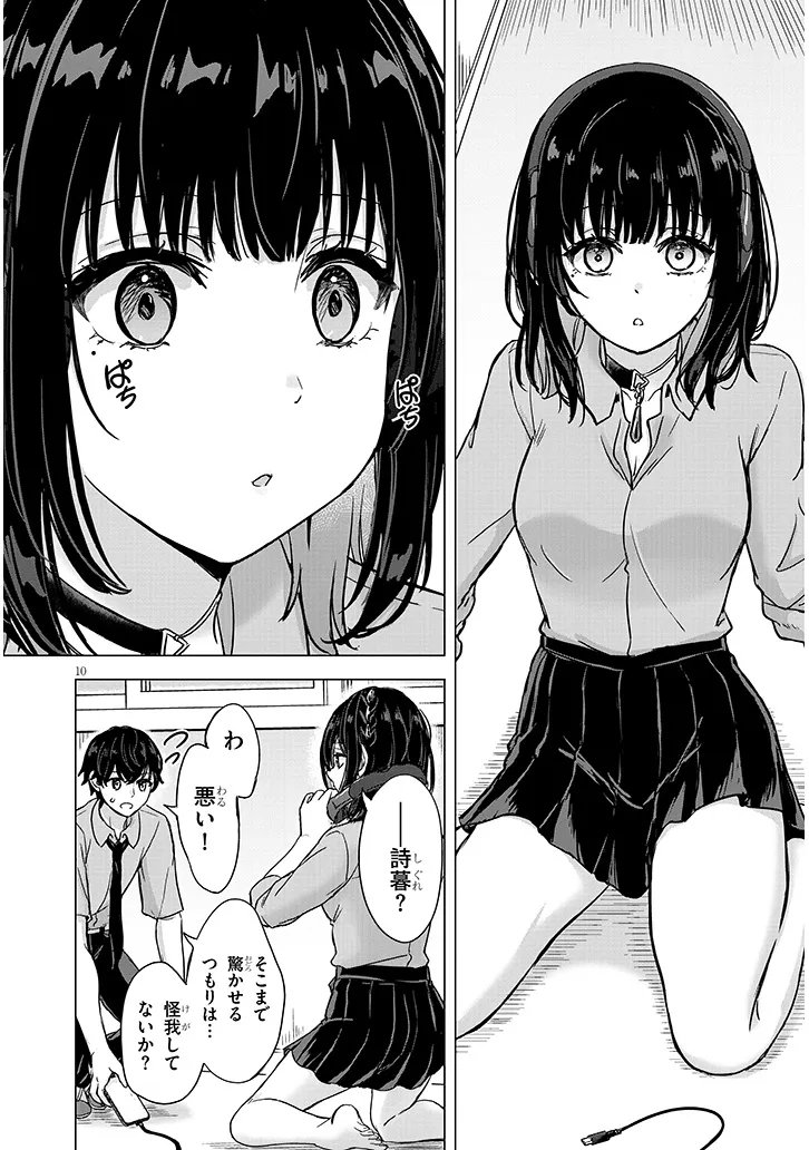 Amamori Junna wa Shitsudo ga Takai Chapter 2 10ページ