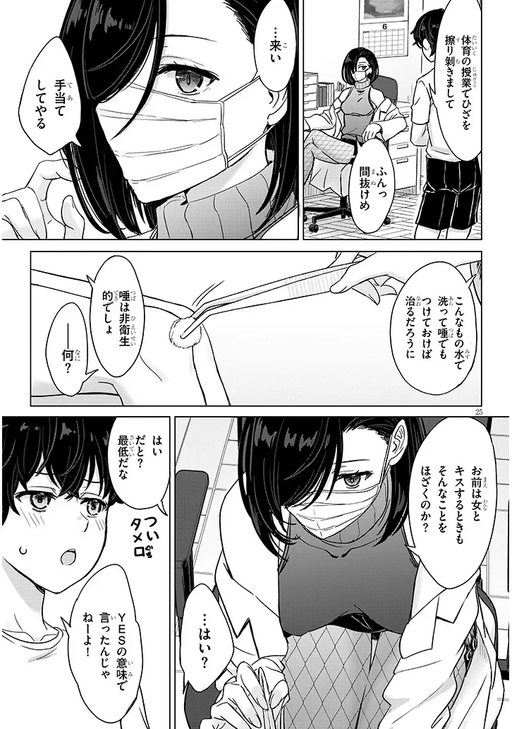 Amamori Junna wa Shitsudo ga Takai Chapter 3 25ページ